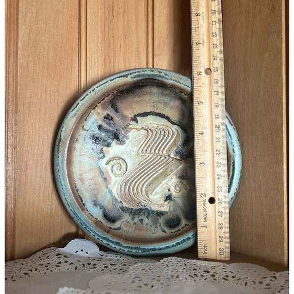 Vintage Colby Clayworks Studio Pottery Plate Dish Rustic Catchall - Picture 4 of 4